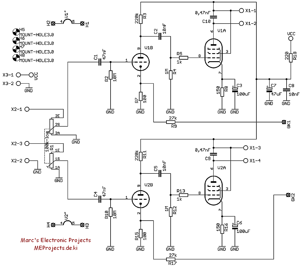 PCL86 Tube Amp MeProjects sytes